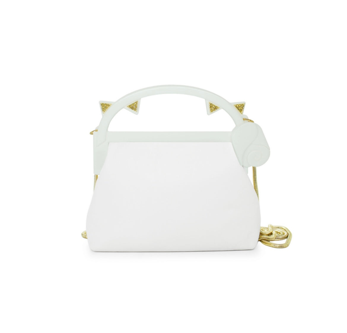 Handmade Acrylic Bag Rose White