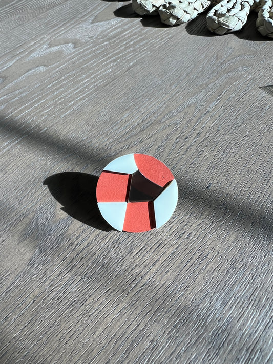 Dome Ring Terracotta - Neena Jewellery