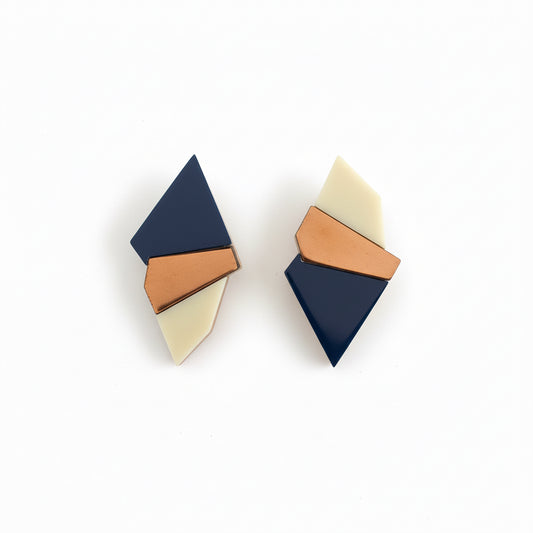 Lattice Stud Earrings - Neena Jewellery