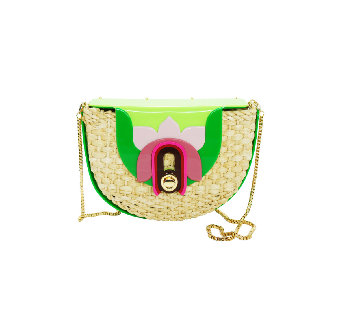 Handbag Straw Lilium