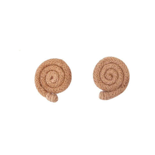 Spirula Earrings Cinnamon - Neena Jewellery
