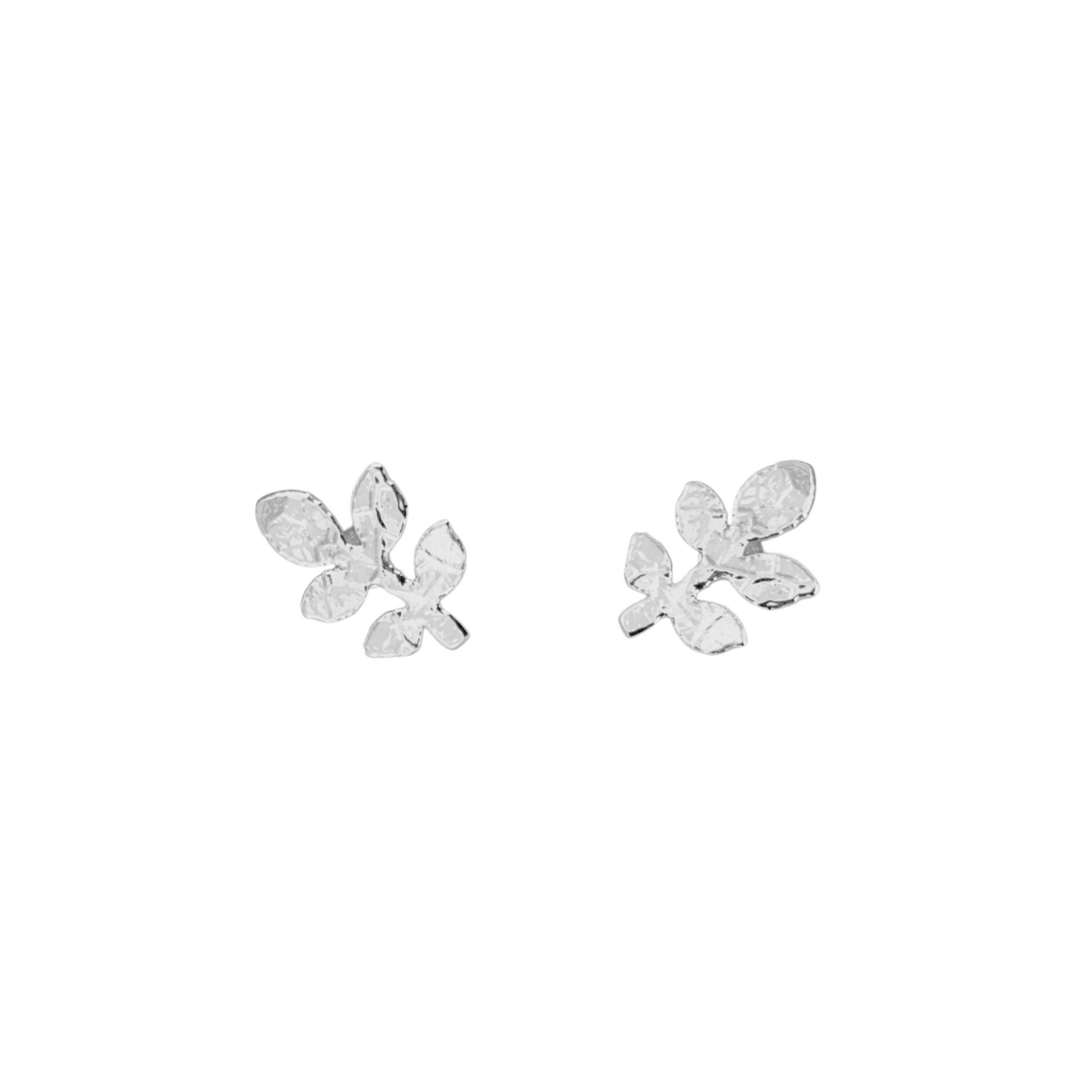 Ramo Stud Earrings - silver - Neena Jewellery