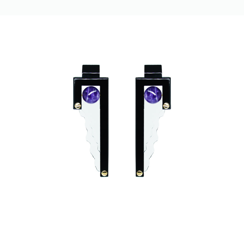 Amethyst Earrings - Gissa Bicalho