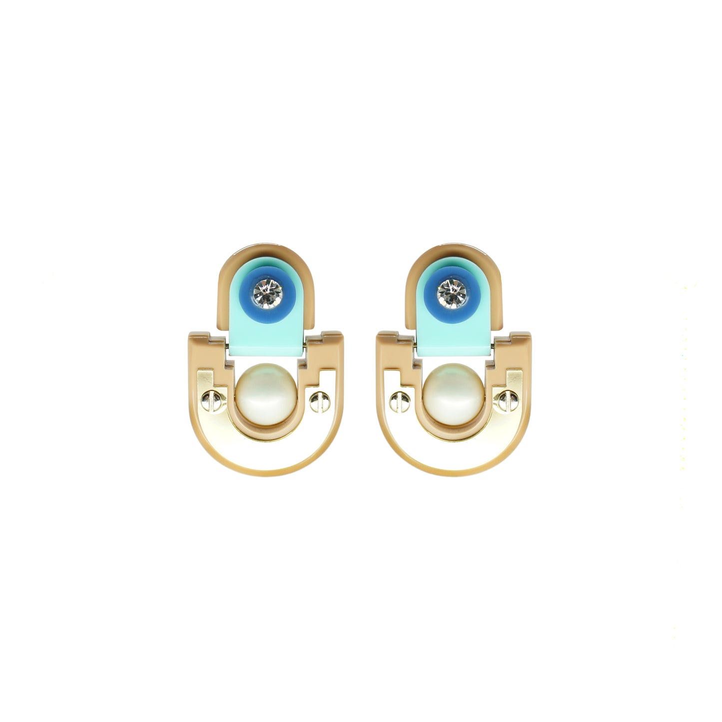 EARRING SHORT TIKAL / NUDE - Neena Jewellery