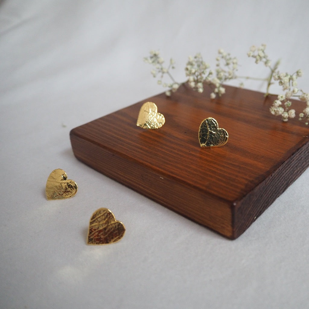 Love Stud Earrings - Silver - Neena Jewellery