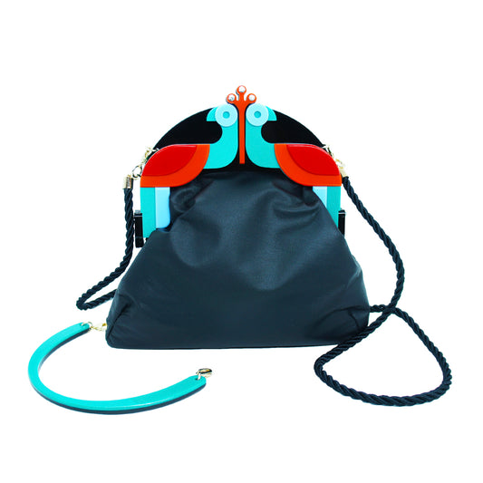 Clutch Bag Quetzal Turquoise