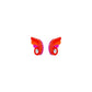 Mini Butterfly - Pink and Red Earrings