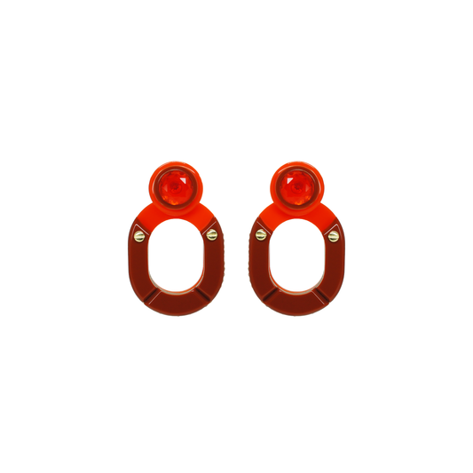 3-1 Kit Stone Hoops And Pendant Earrings