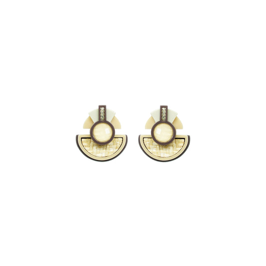 Jaci Khaki Earrings