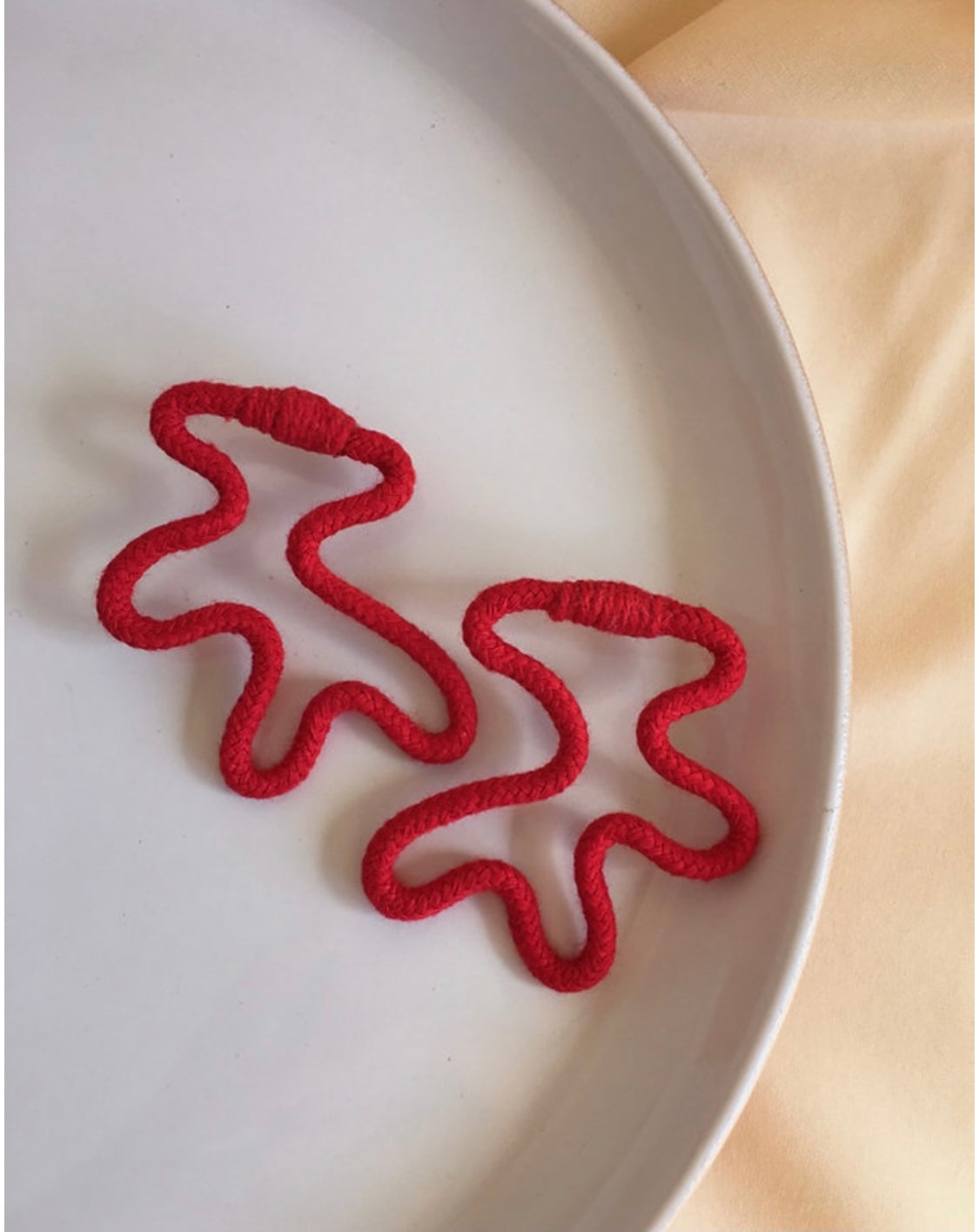 Seiva Red Earrings - Neena Jewellery