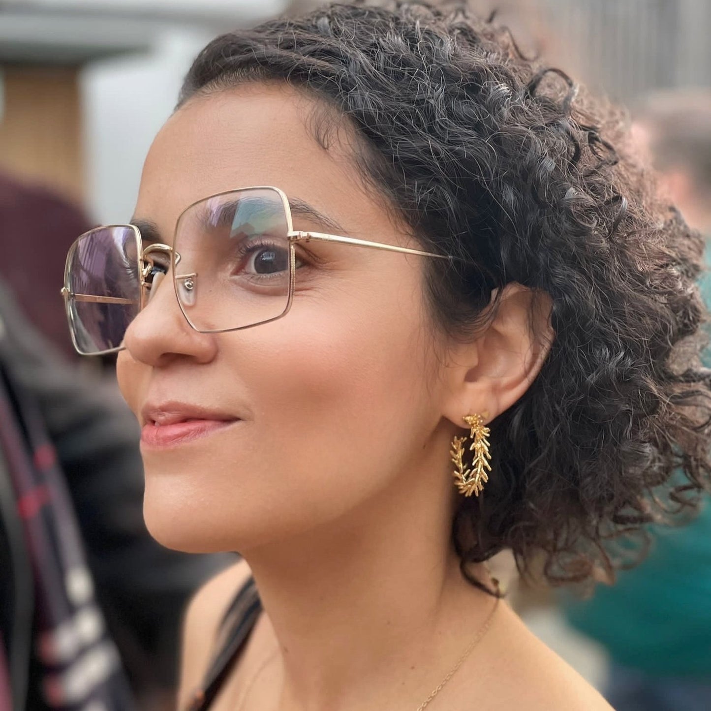 Lemon Goldcrest Hoops - Neena Jewellery