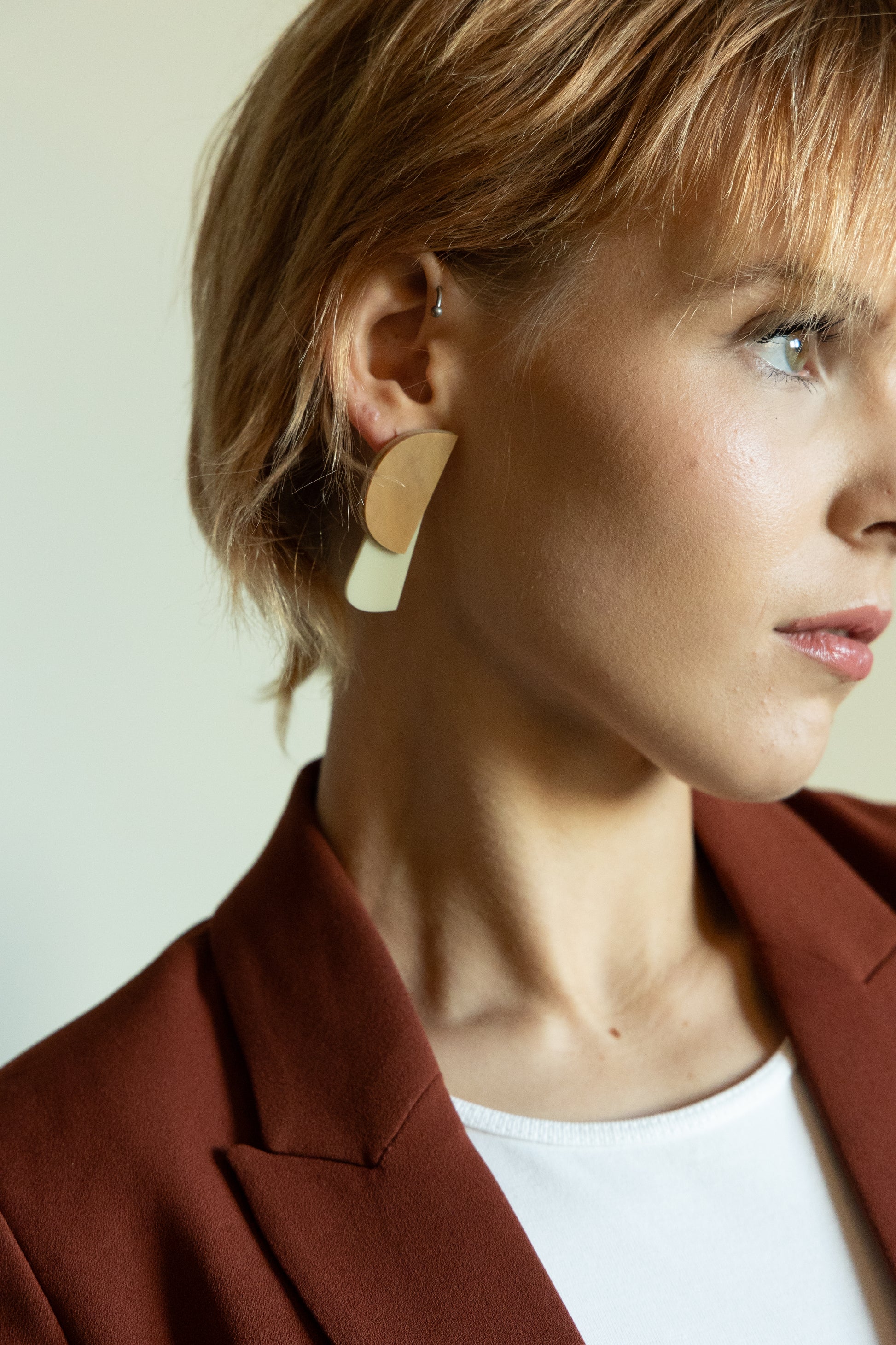 Arch & Edge Earrings - Neena Jewellery 