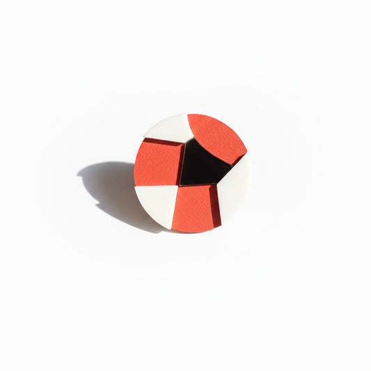 Dome Ring Terracotta - Neena Jewellery 