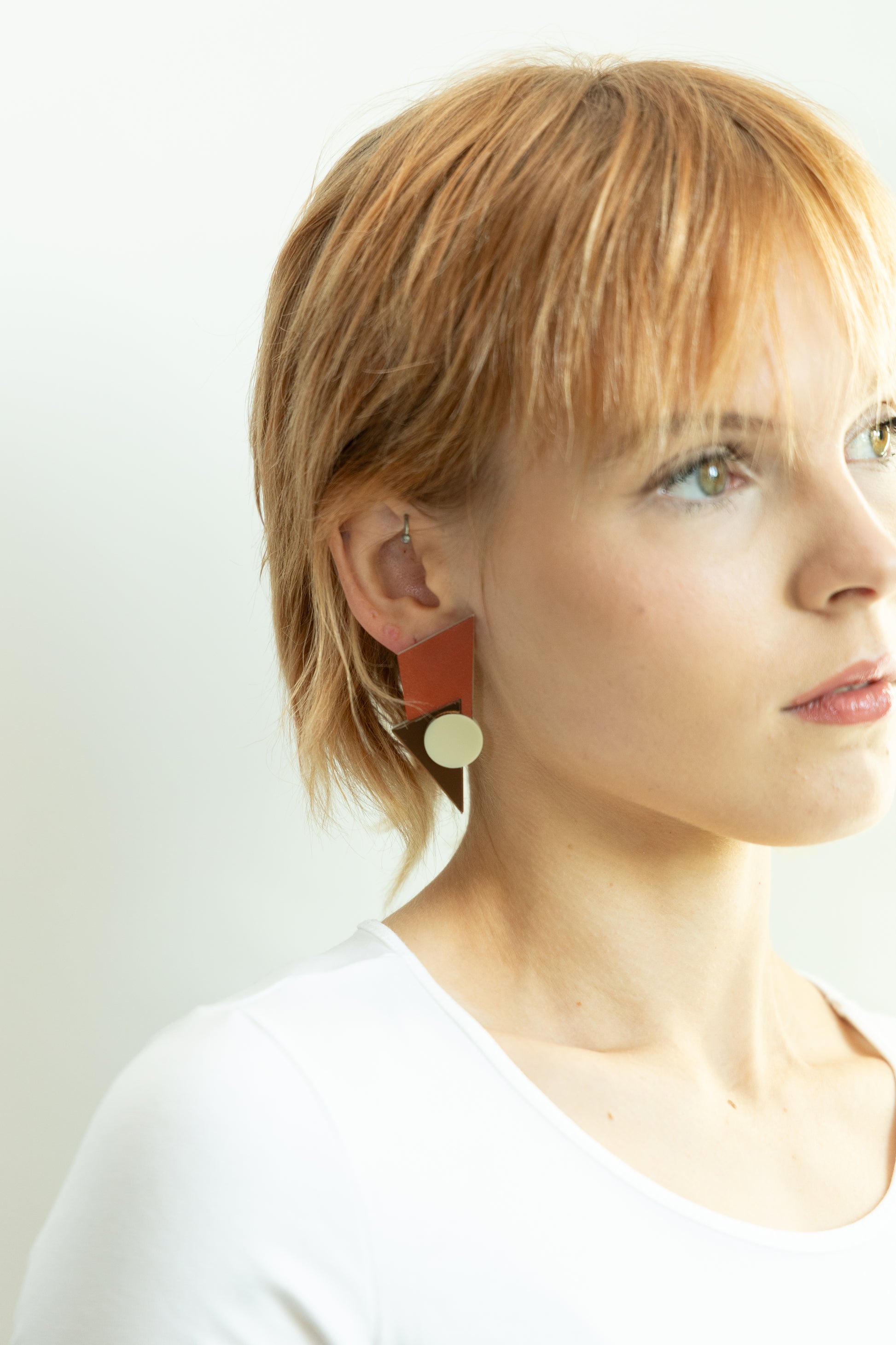 Camden Earrings terracotta - Neena Jewellery 