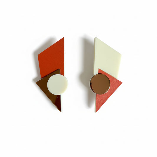 Camden Earrings terracotta - Neena Jewellery 