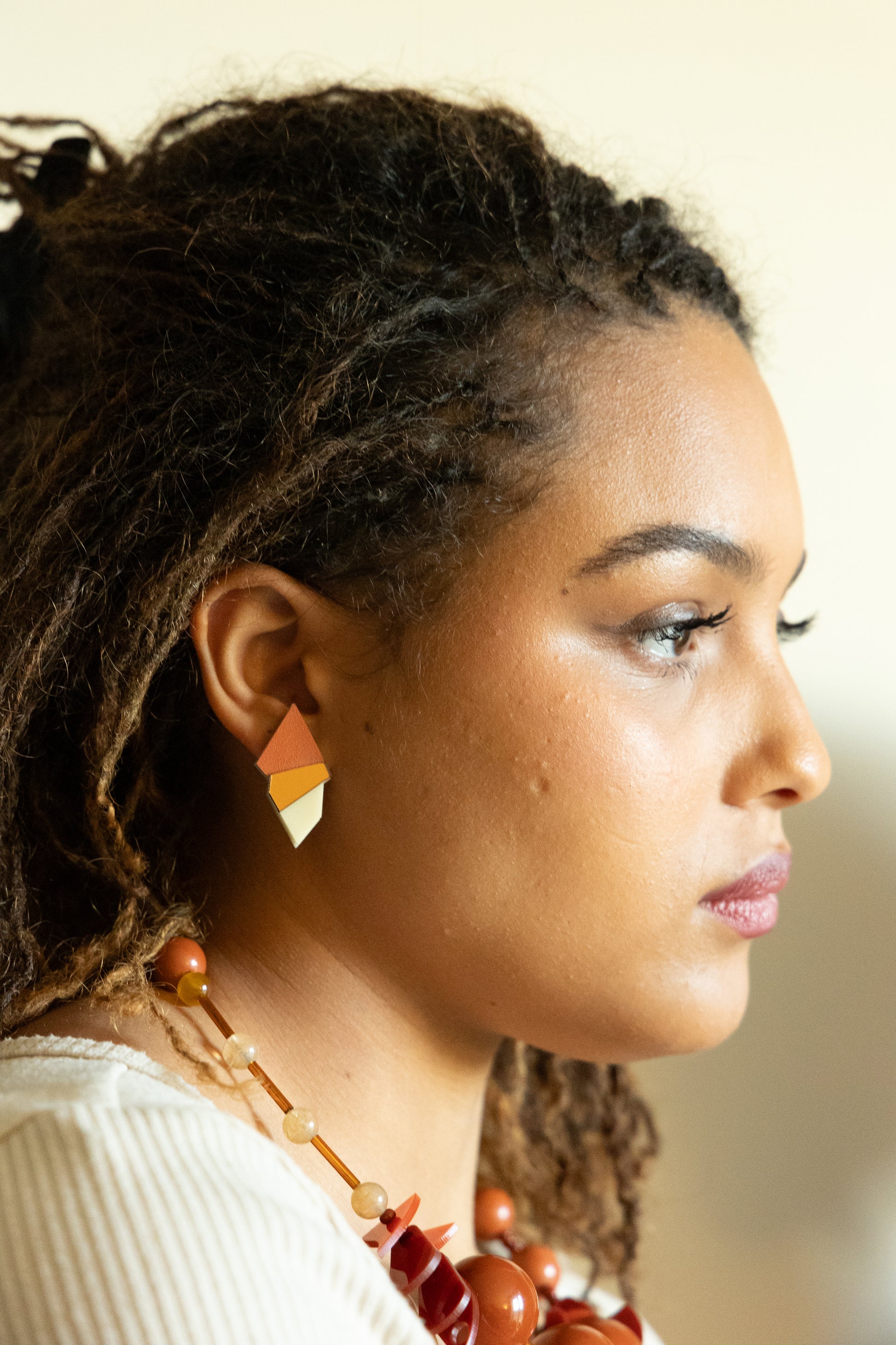 Lattice Stud Earrings - Neena Jewellery 