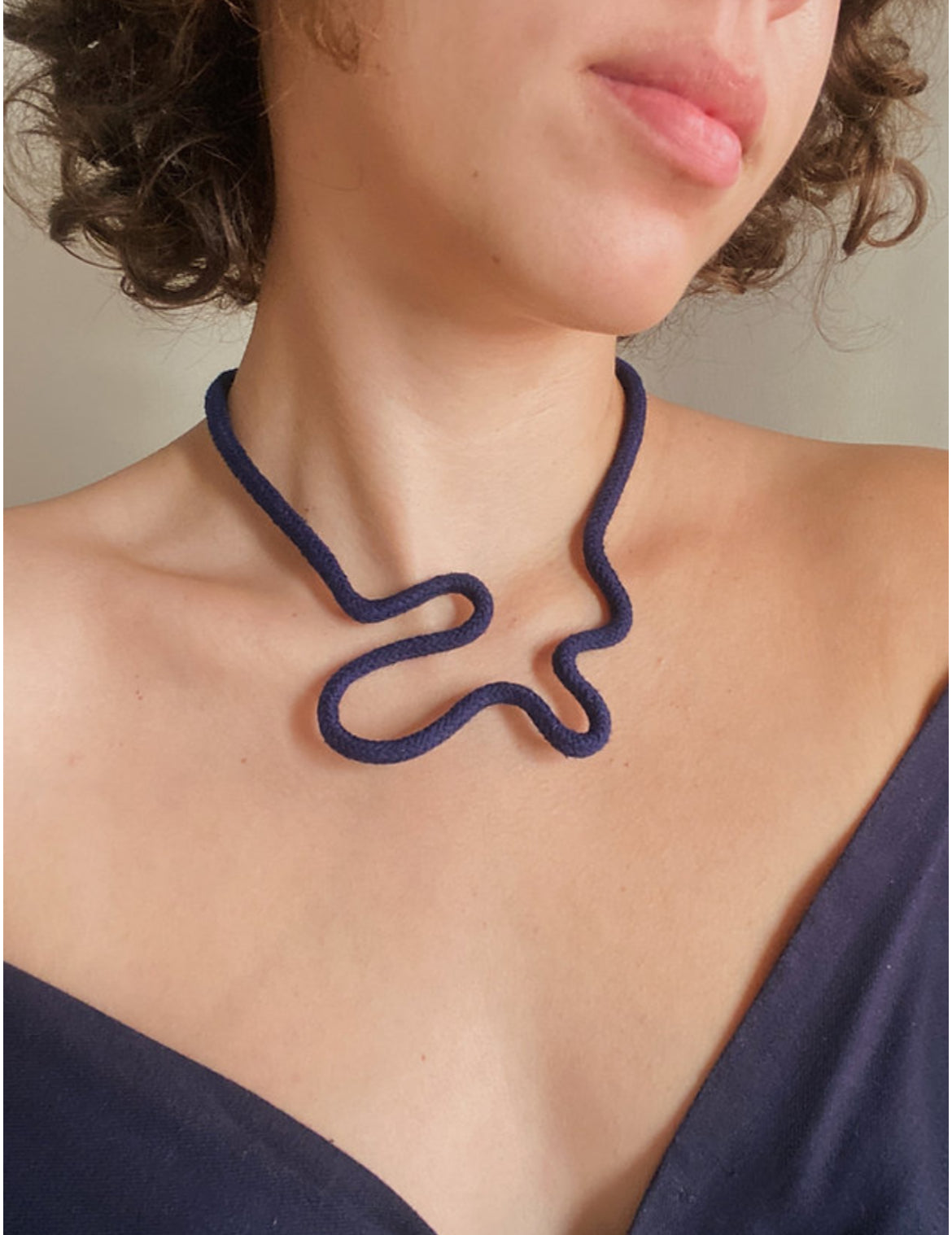 Cais do Sertao Blue Necklace