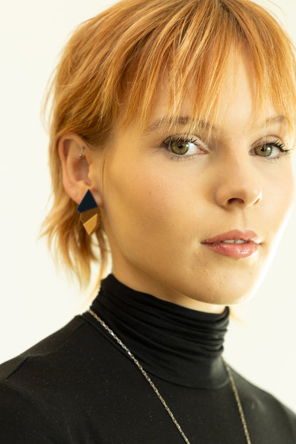 Lattice Stud Earrings - Neena Jewellery 