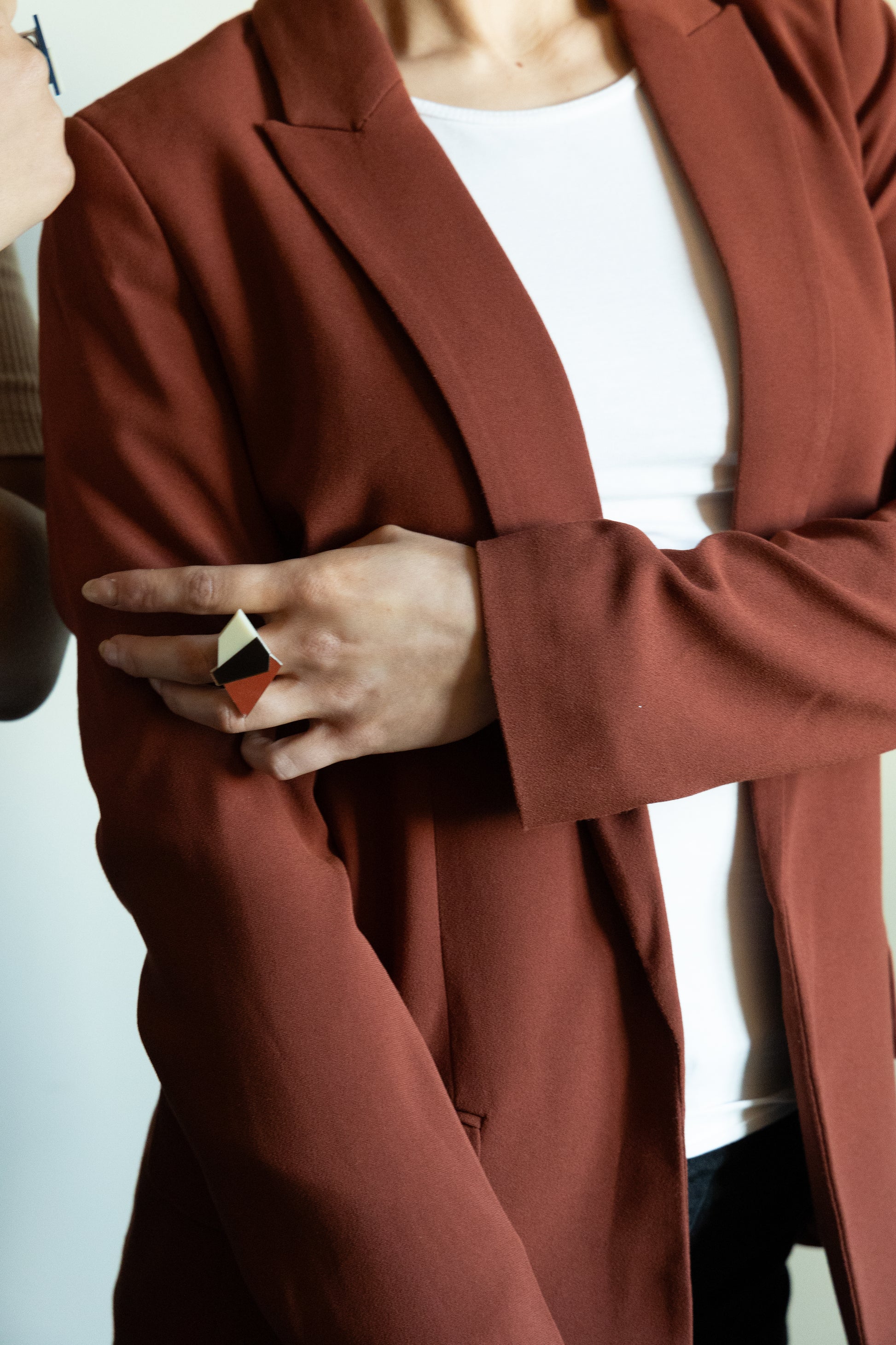 Lattice Ring  Terracota - Neena Jewellery 