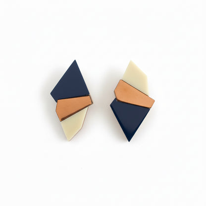 Lattice Stud Earrings - Neena Jewellery 