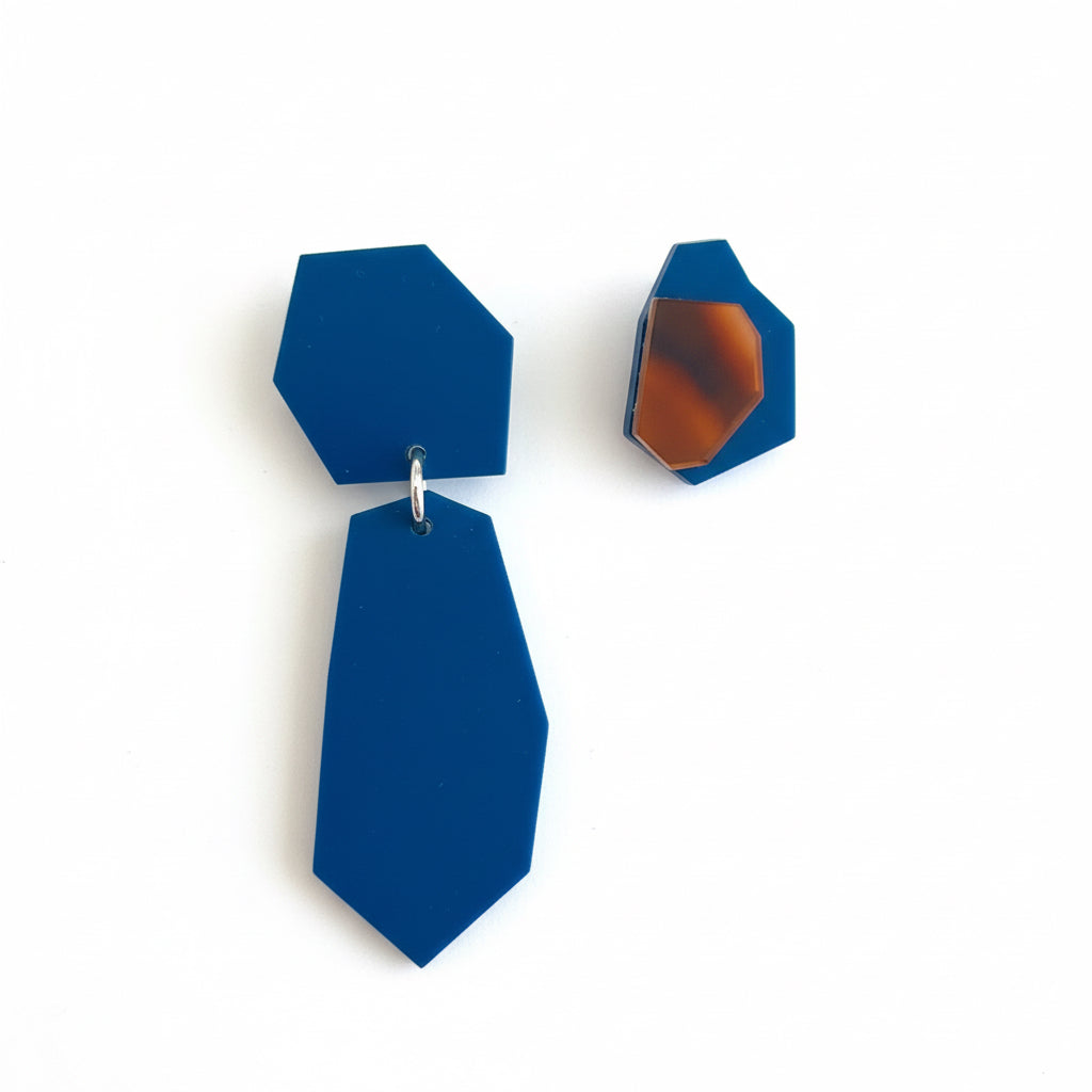 Skyline Earrings Blue - Neena Jewellery 