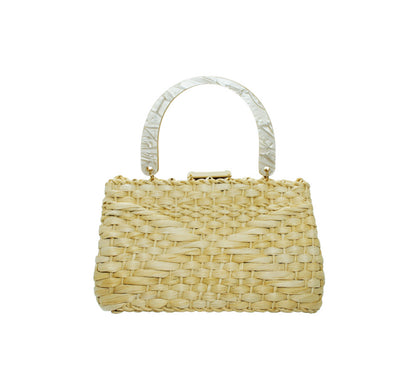 Handbag  Straw Deep Sea