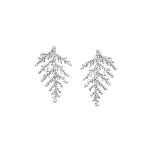 Tuia Earrings - Silver - Neena Jewellery 