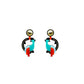 Quetzal Turquoise Earrings - Neena Jewellery 