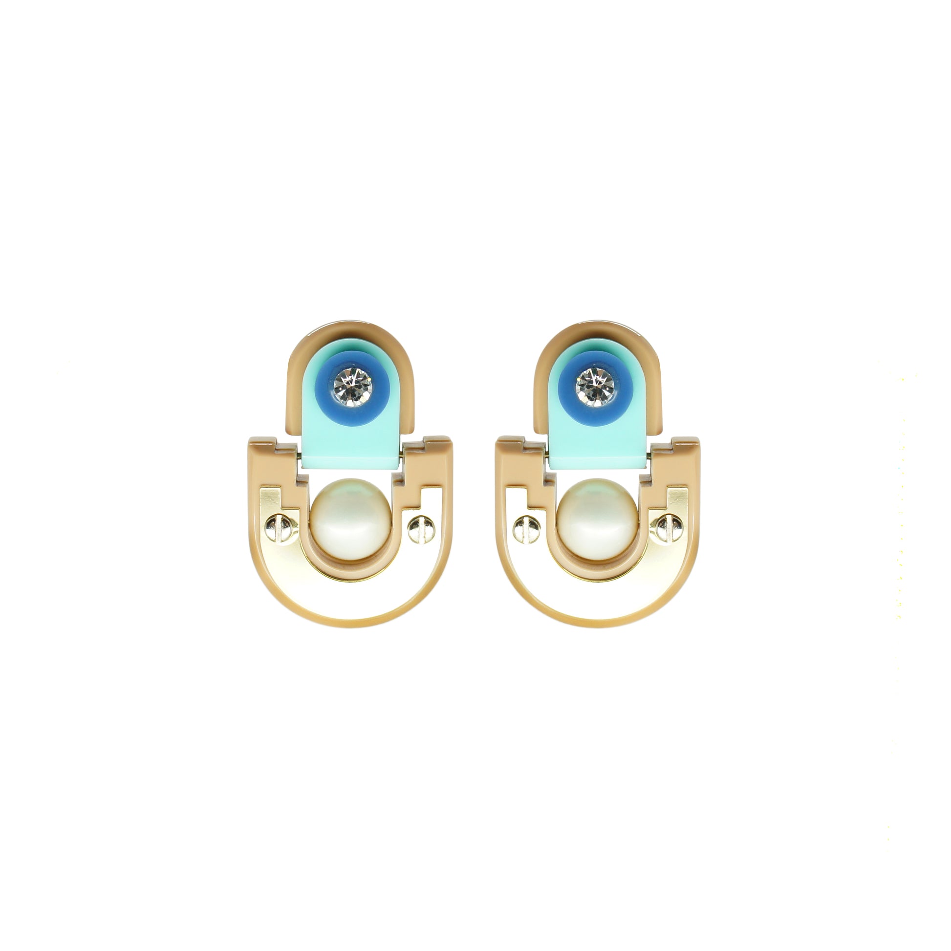 EARRING SHORT TIKAL / NUDE - Neena Jewellery 