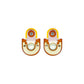 Earring Short Tikal / Topaz - Neena Jewellery 