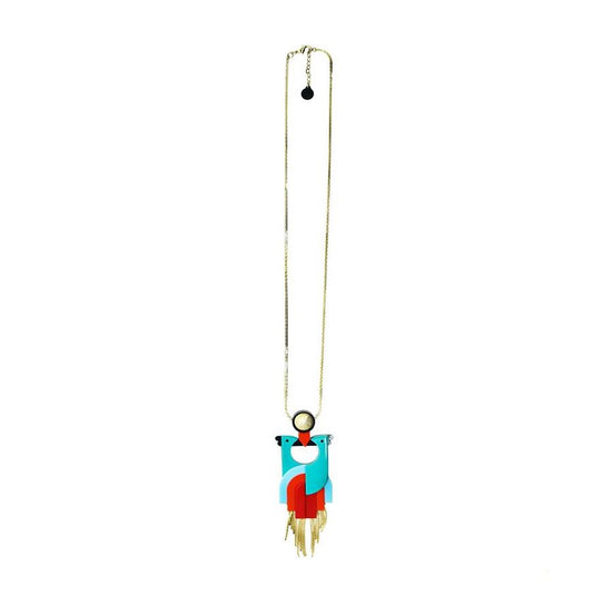 Quetzal Turquoise Necklace - Neena Jewellery 