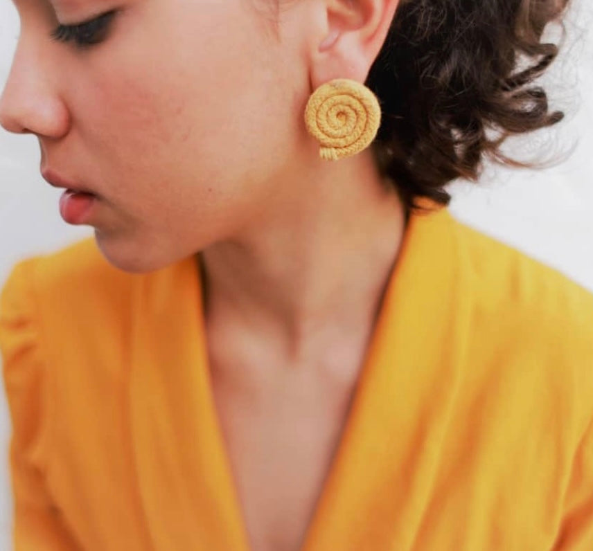 Spirula Earrings - Neena Jewellery 