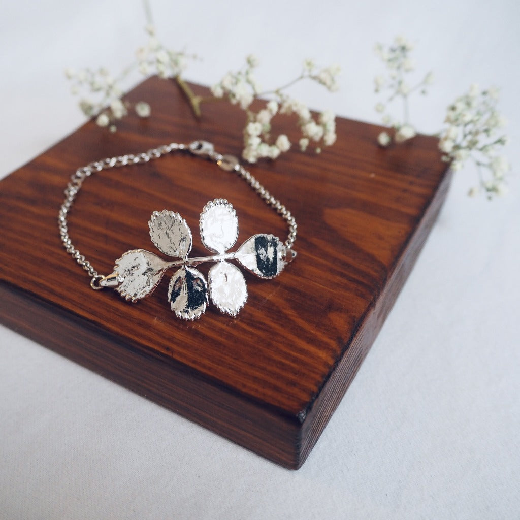 Rose Bush Bracelet - Silver - Neena Jewellery 