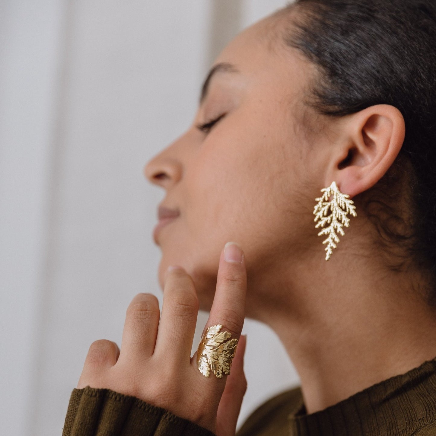 Tuia Earrings - Silver - Neena Jewellery 