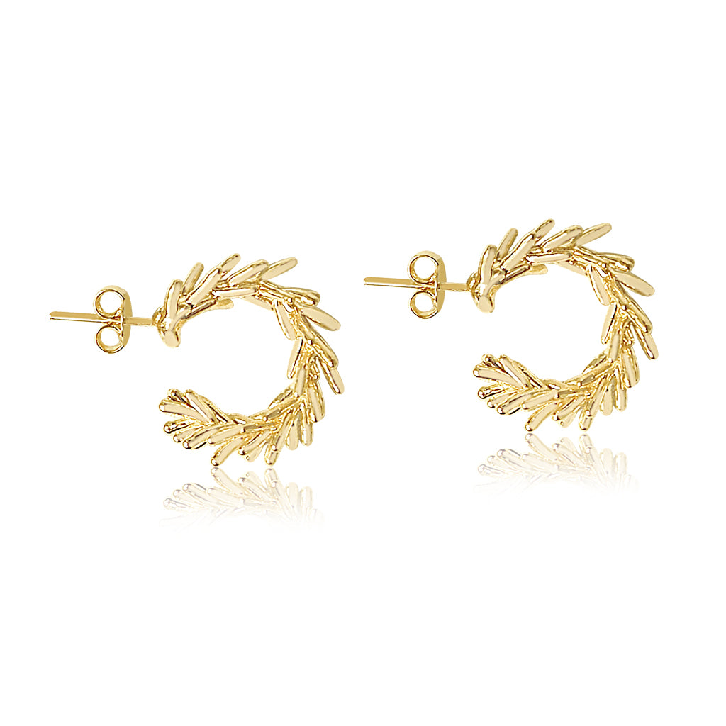Lemon Goldcrest  Mini Hoops - Neena Jewellery 