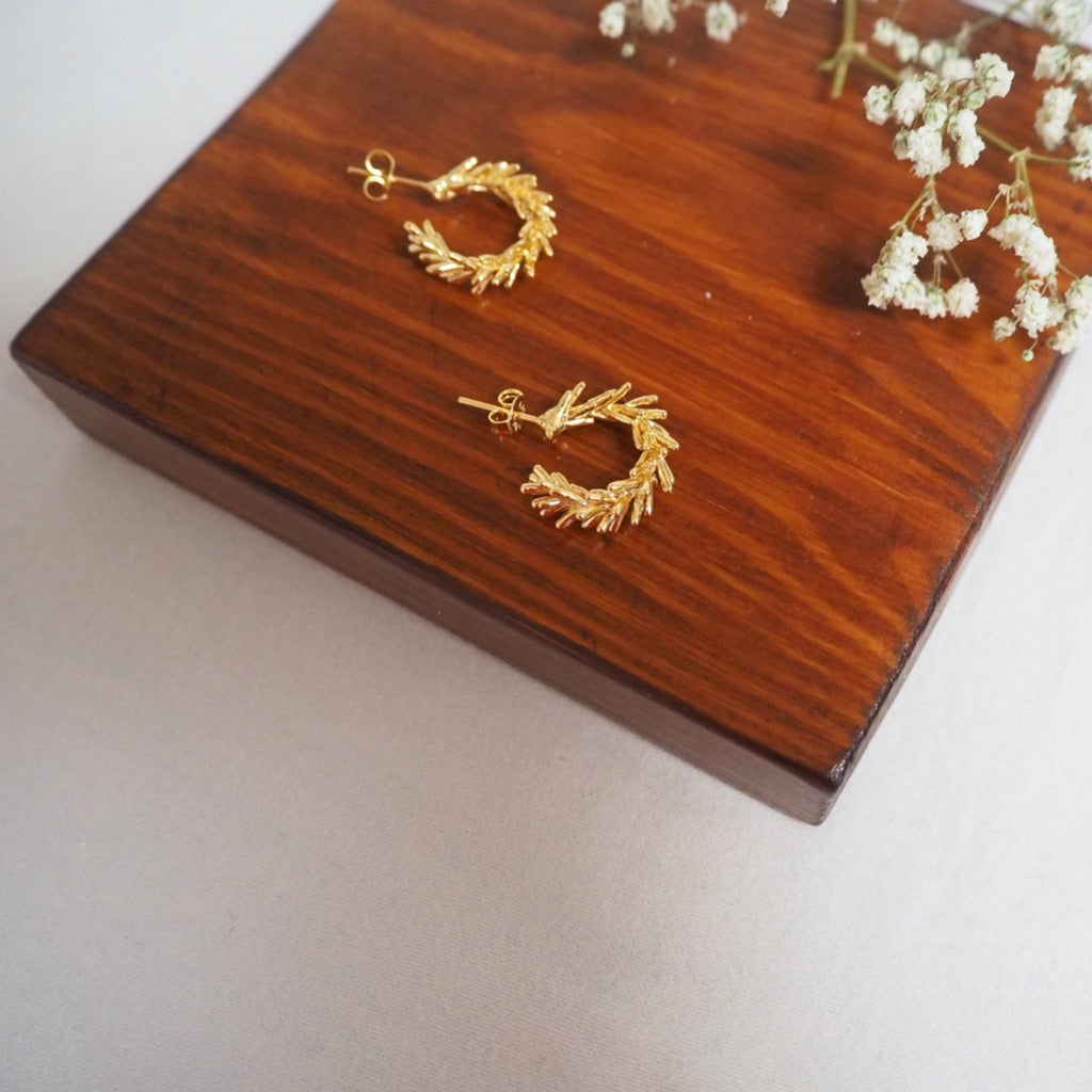 Lemon Goldcrest  Mini Hoops - Neena Jewellery 
