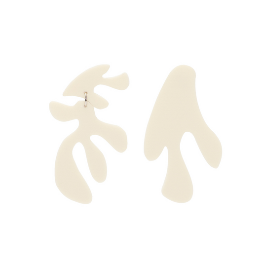 Oasis White Earrings - Neena Jewellery 