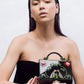 Floral Moth Clutch Bag