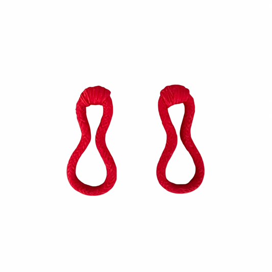 Cabaças Red Earrings - Neena Jewellery 