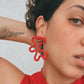 Seiva Red Earrings - Neena Jewellery 