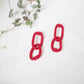 Red Groove  Earrings - Neena Jewellery 