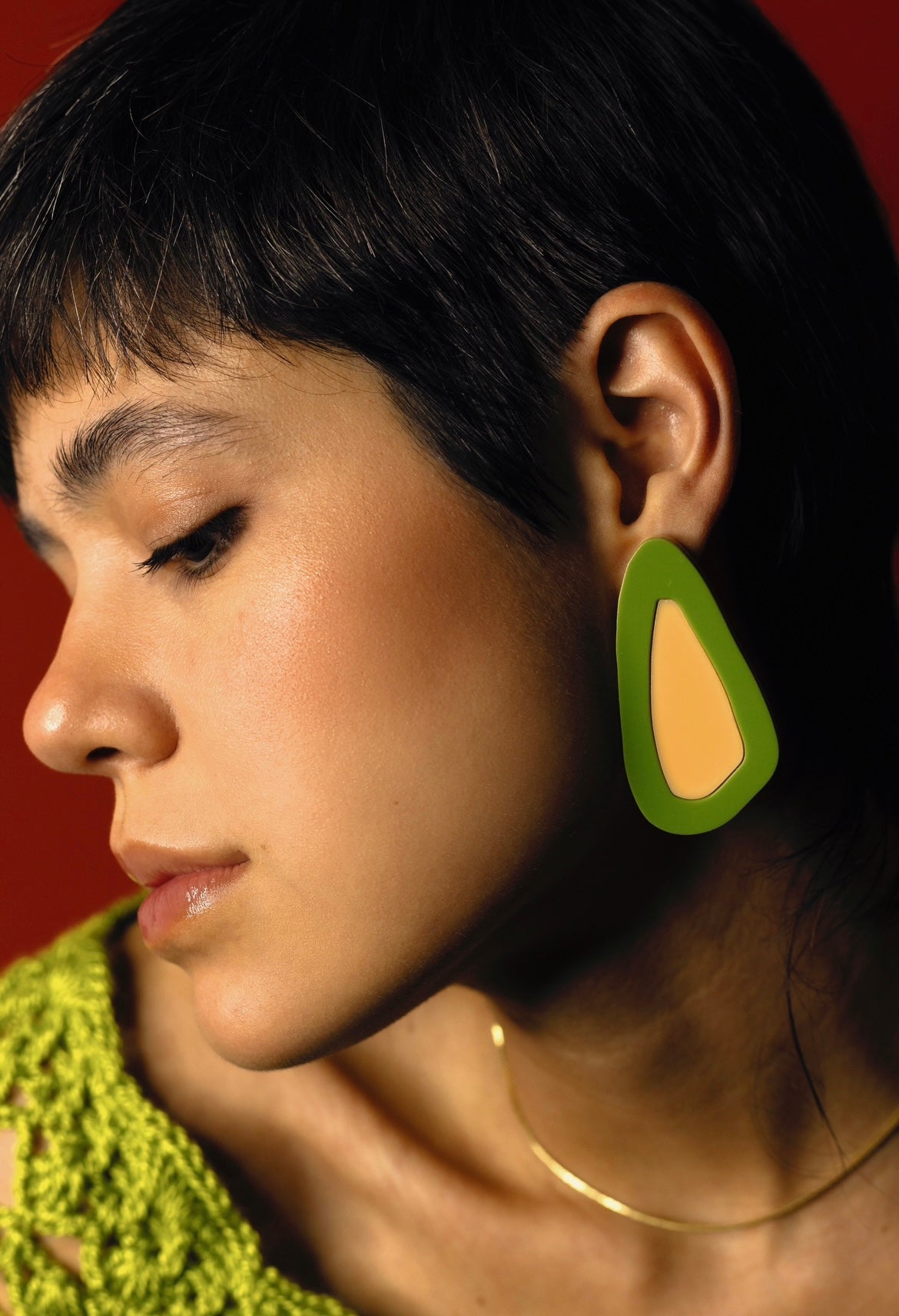 Frua Green Earrings