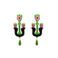 Flamboyant Rose Handmade Acrylic Earring