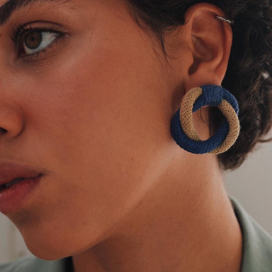 Brisa Blue  Earrings - Neena Jewellery 