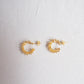 Lemon Goldcrest  Mini Hoops - Neena Jewellery 