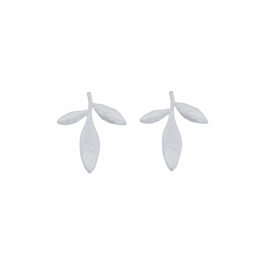 Grace Herb Earrings - Silver - Neena Jewellery 