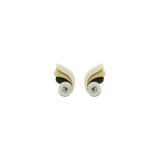 Mini Butterfly - Kahki Earringsk