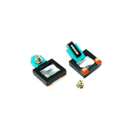 M Deco Rectangular Cut Stone - Turquoise