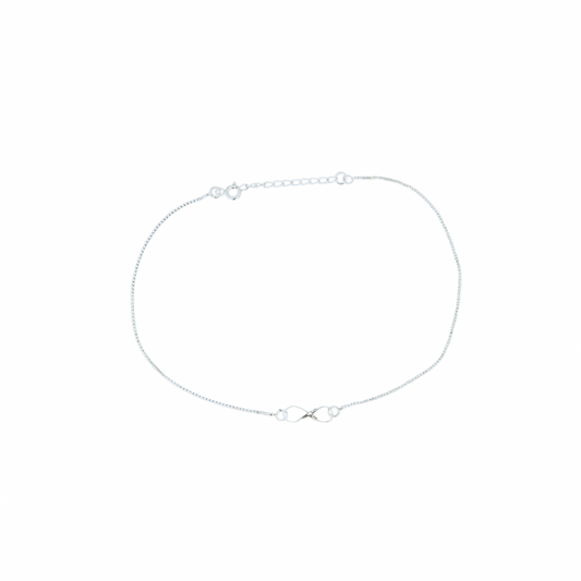 Infinity Anklet Silver - Neena Jewellery 