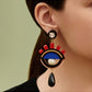 Handmade Acrylic Earring Eye Pendant - Neena Jewellery 